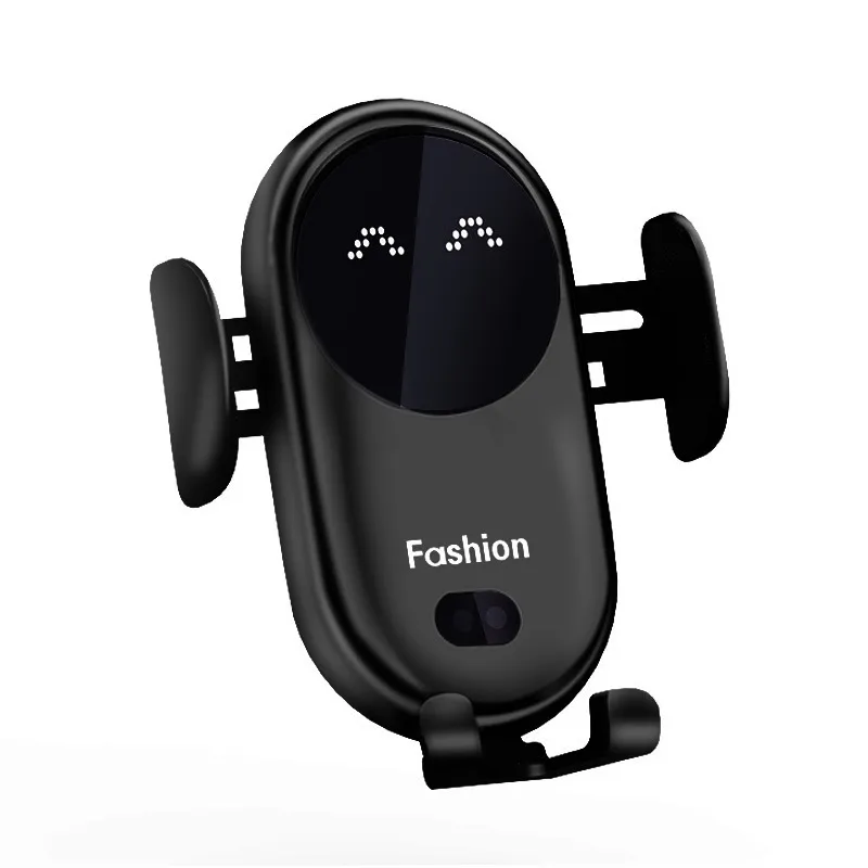 S11 Sensor de infrarrojos inteligente Cargador inalámbrico Automático Soporte para teléfono móvil para automóvil Cargadores de base con soporte de ventosa para iPhone12 11 X XR Samsung S9 S8 S7 S6