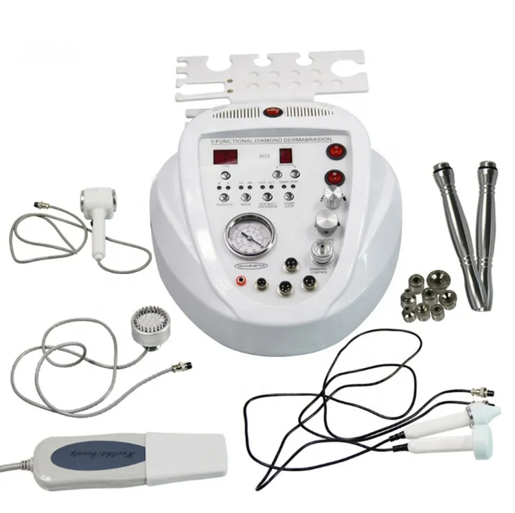 NV-905 5 i 1 multifunktionell skönhetsutrustning diamantmikrodermabrasion vakuumspray microdermabrasion maskin ärravlägsnande hudvård akne med CE