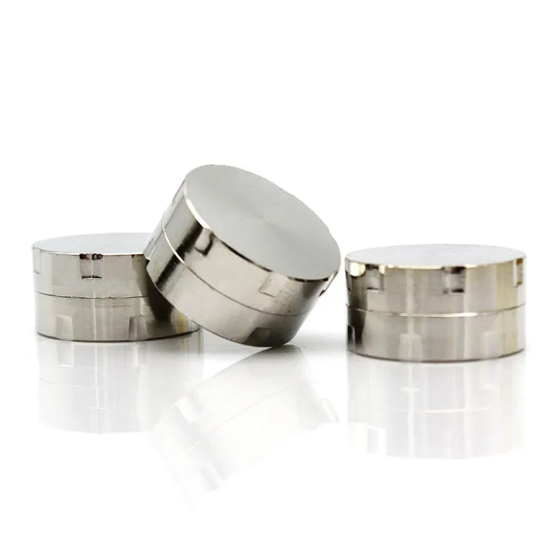 2021 3*1.5cm Mini Herb Grinder Smoking Accessories 3 Layers Aluminium Alloy Metal Tobacco Grinders