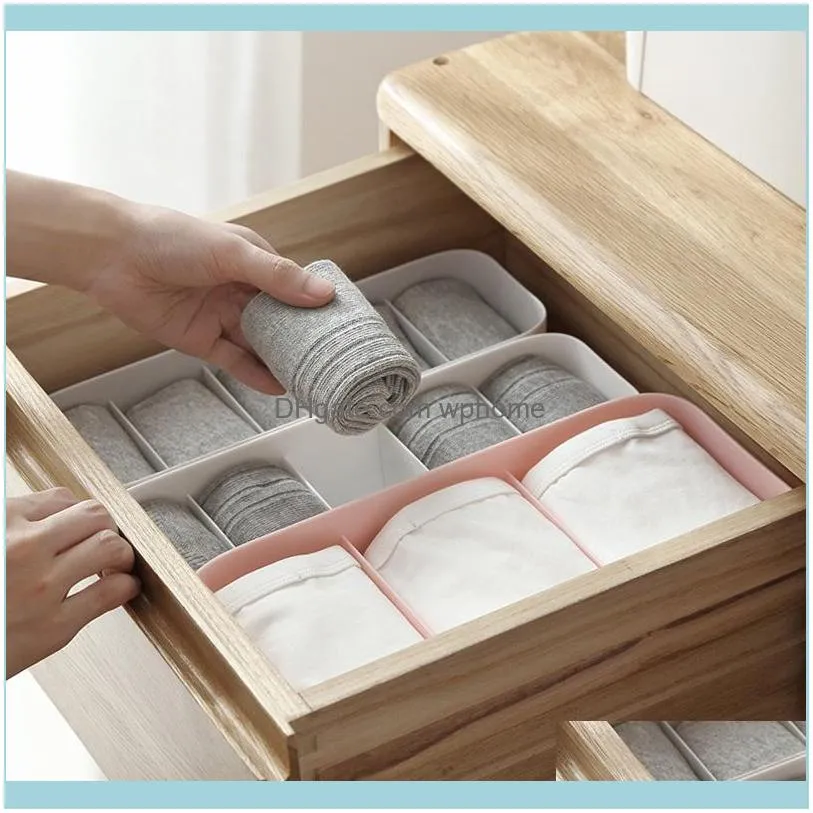 Storage Drawers Household Drawer Plastic Finishing Box Underwear Panties Socks Coverless Desktop Compartment Storage1