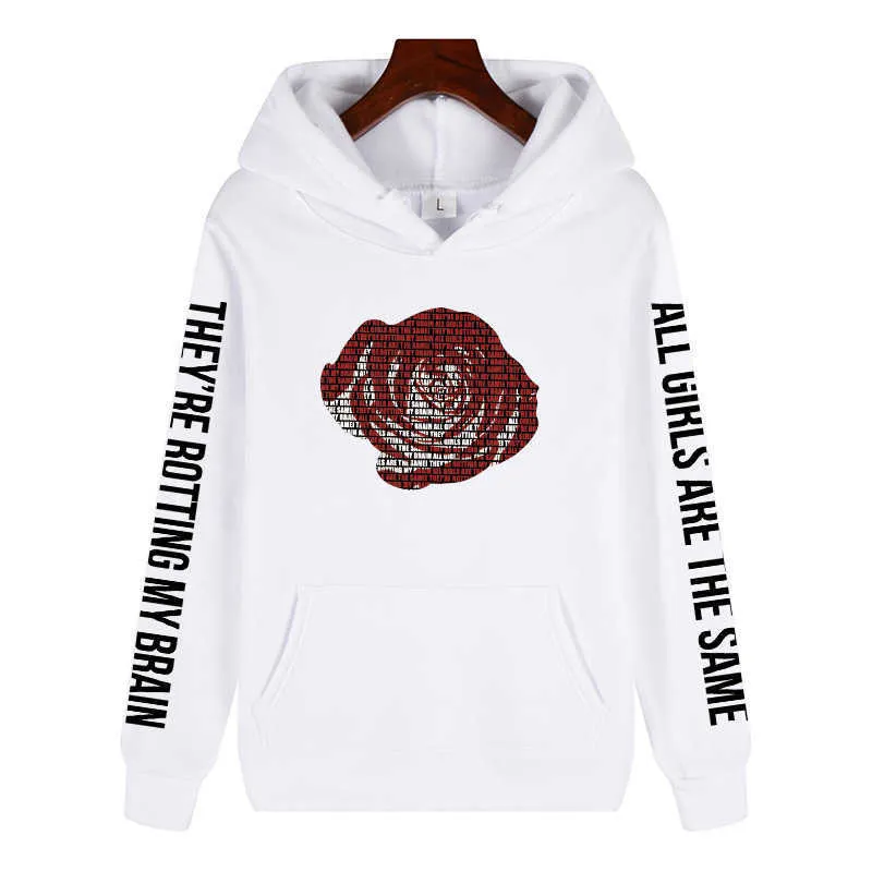 Rapper Juice Wrld Men s Women s 2024 Hip Hop Hoodie in Black Green Gradient