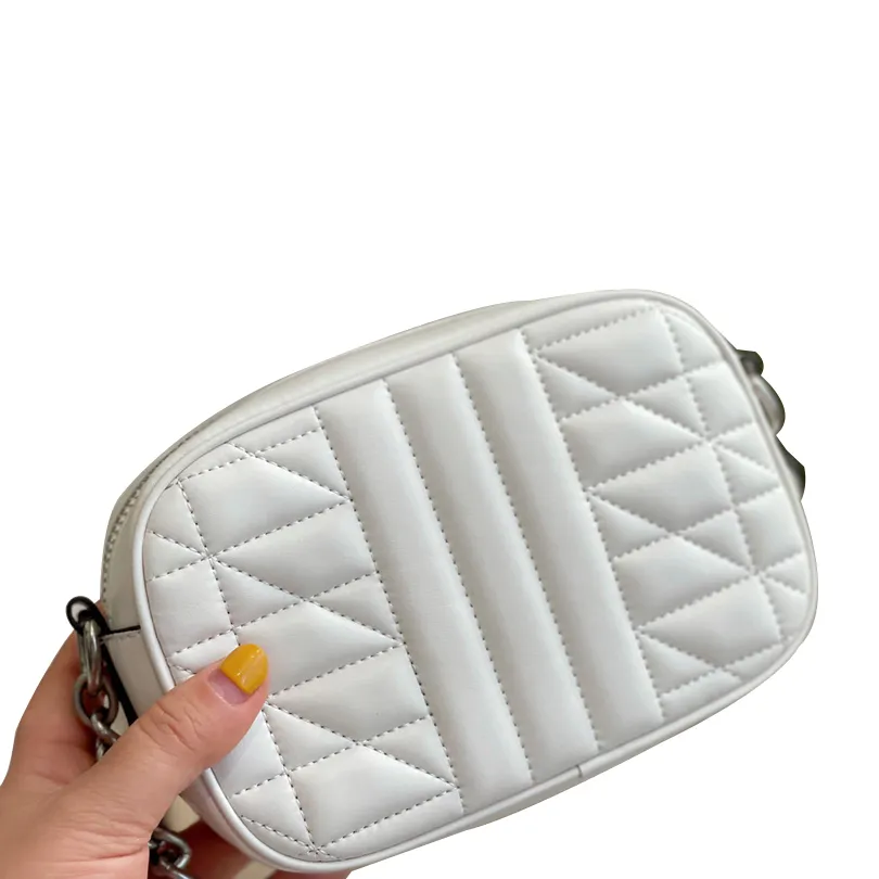 Marmont väskor plånbok handväska klassisk axelväska lyxdesigner messenger med diamantgitter krusning knappar korsar kroppsmod mynt plånböcker