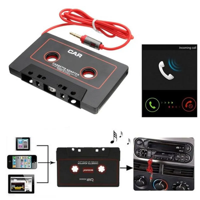 3.5mm Jack Car Cassette Player Tape Adapter Cassette Mp3 Player