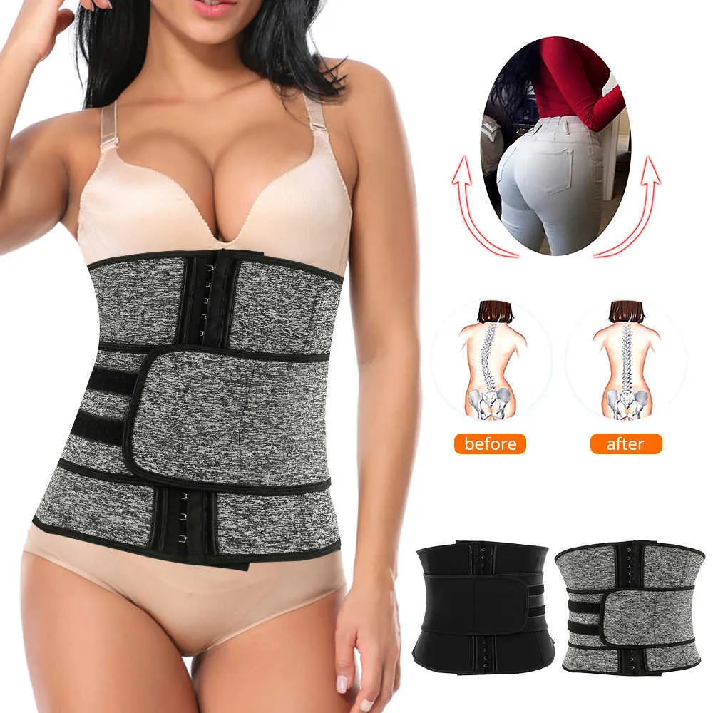 Kvinnor Body Shaper Waist Trainer Korsettunderkläder För Slimming Tummy Control Belt Viktminskning Strap Shaperwear Neopren BodySheper