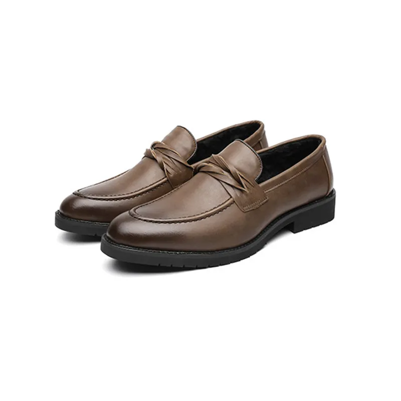 Scarpe casual da uomo piatte moda superficiale autunno primavera mocassini da guida in pelle uomo slip on attività di lavoro all'aperto