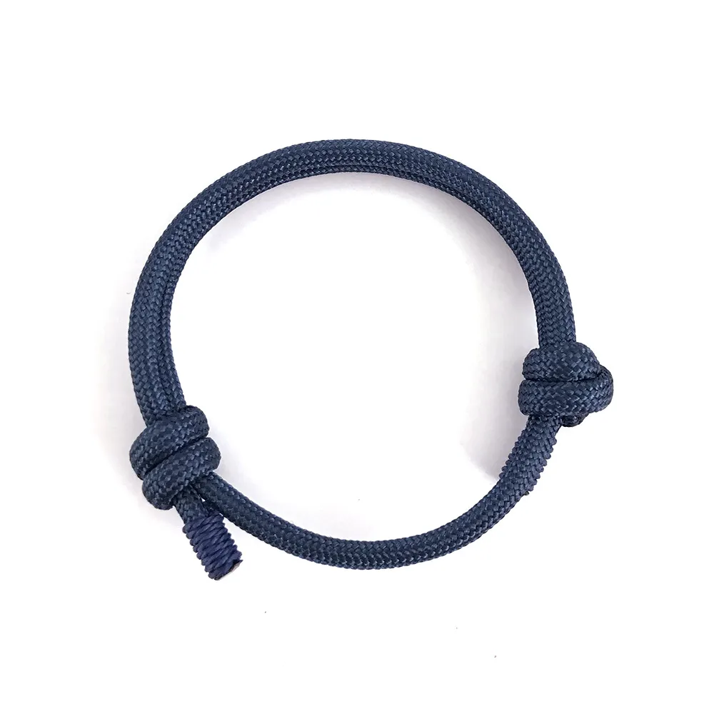 Cavigliera estiva Sport Bracciale di sopravvivenza in corda di alta qualità intrecciato Amante colorato Braccialetti avvolgenti fortunati per uomo Donna