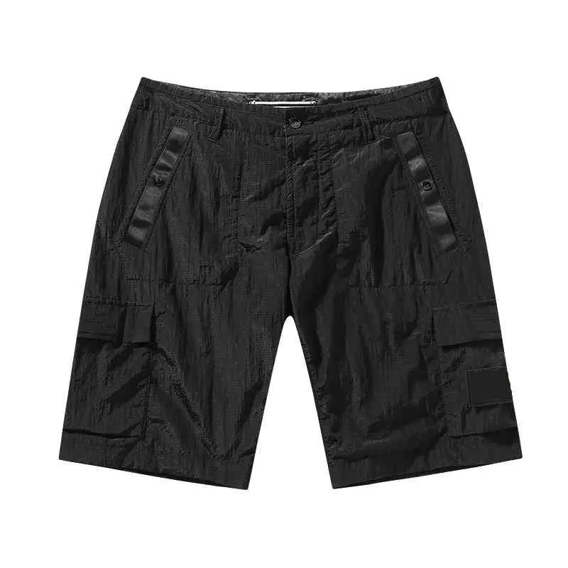 cp topstoney konng gonng style shorts of brand brand in summer metal nylon casual loose shorts quick drying beach pant