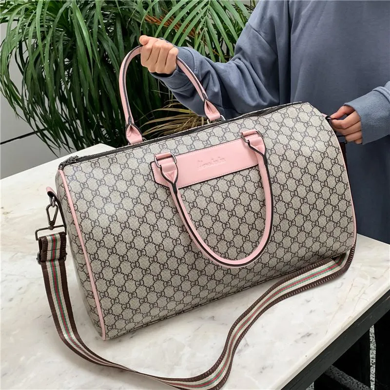 Duffel Taschen YILIAN Retro Gedruckt Reisetasche 2021 Mode Vielseitige Handtasche Große Kapazität Fitness Einzelne Schulter Kreuz