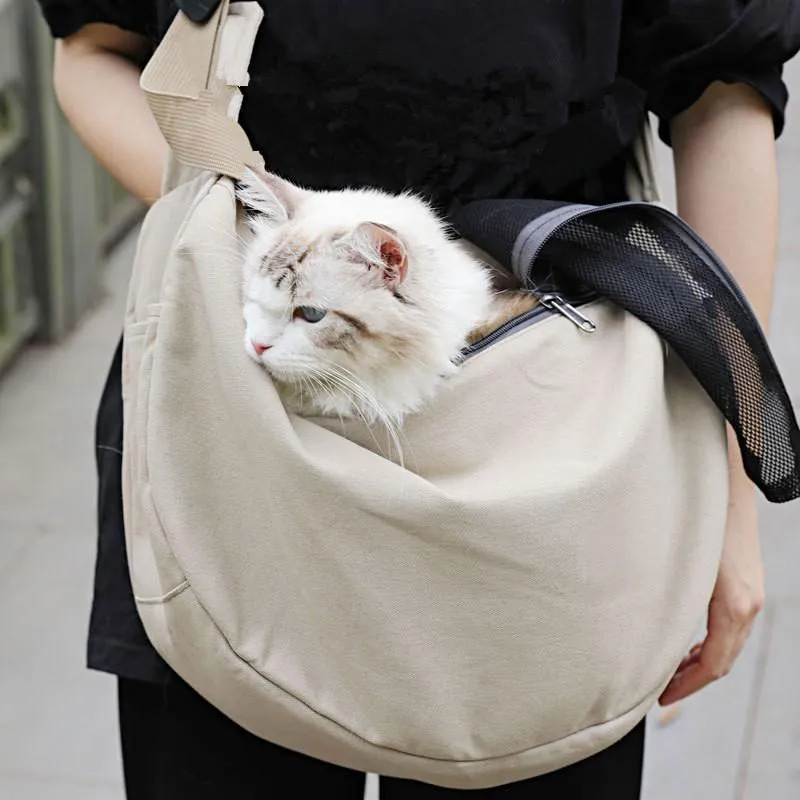 Cat carrier on body hotsell