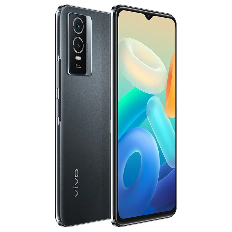 Original Vivo Y76S 5G Téléphone mobile 8GB RAM 128GB 256GB ROM Octa Core MTK Dimensionnement 810 Android 6.58 "Plein écran 50mp 4100mah Wake Visage ID Digore