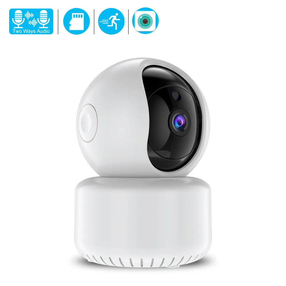 Caméra IP WiFi 1080P Mini CCTV d'intérieur Caméra de surveillance Bébé  Moniteur