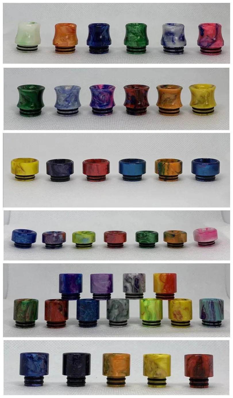 810 510 528 DRIP TIPS BULLET HESKIN MIMI TROMPET Kort brett borrtips Munnstycke för TFV8 Big Baby TFV12