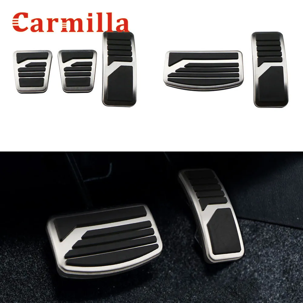 AT MT Car Clutch Brake Accelerator Pedal Foot Rest Pad täcker passform för Mitsubishi ASX Outlander Eclipse Cross Pajero Lancer ex au