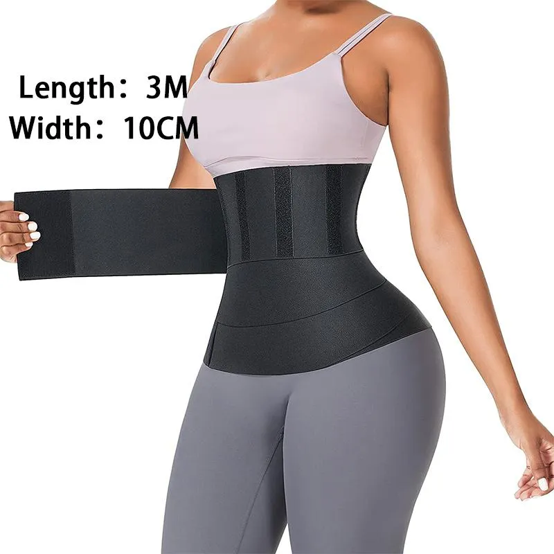 Fashion 3M Waist Trainer Body Shaper Tummy Slimming Shaper Belt Belly  Shapewear 10CM @ Best Price Online