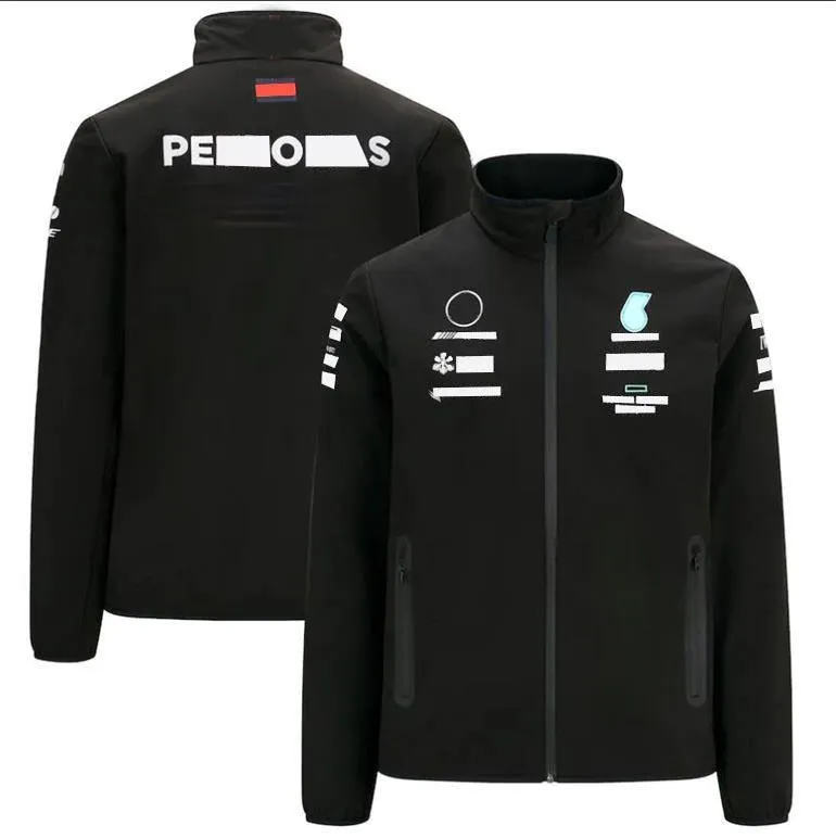 2021 F1 Yarış Takımı Hamilton Bottas Fermuar Ceket, aynı stil özelleştirilebilir
