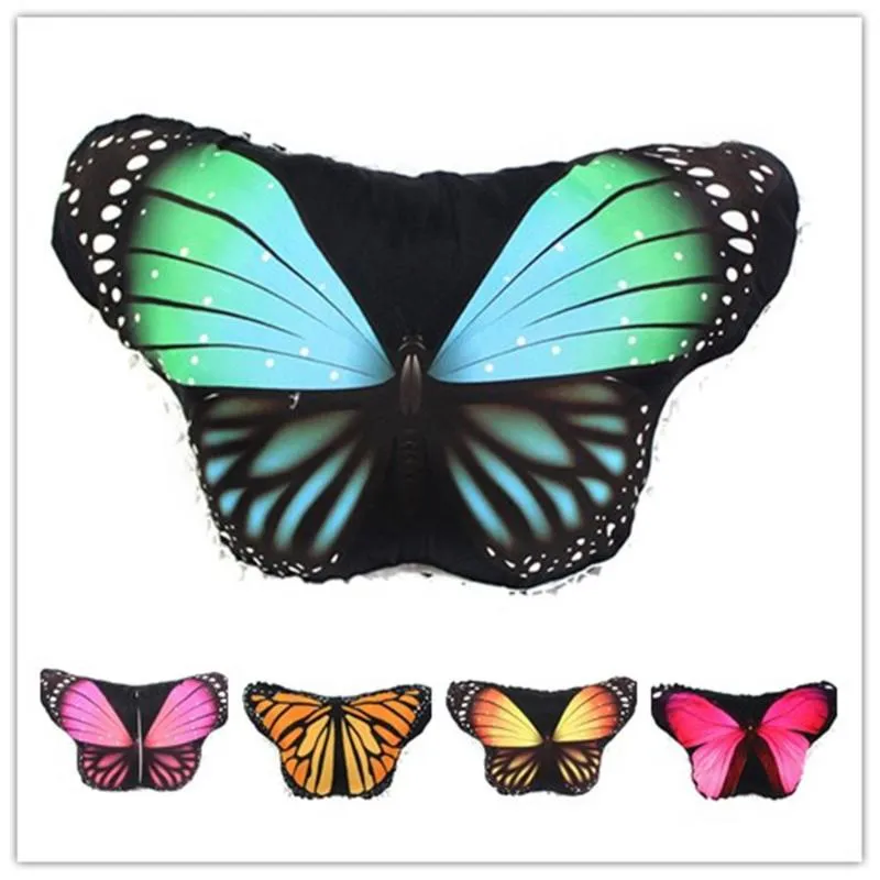 Heart Shape Butterfly Home Cushion Pillows Cover Case Cushions Decorative Pillowcase Covers Car Sofa Decor Cushion/Decorative Pillow