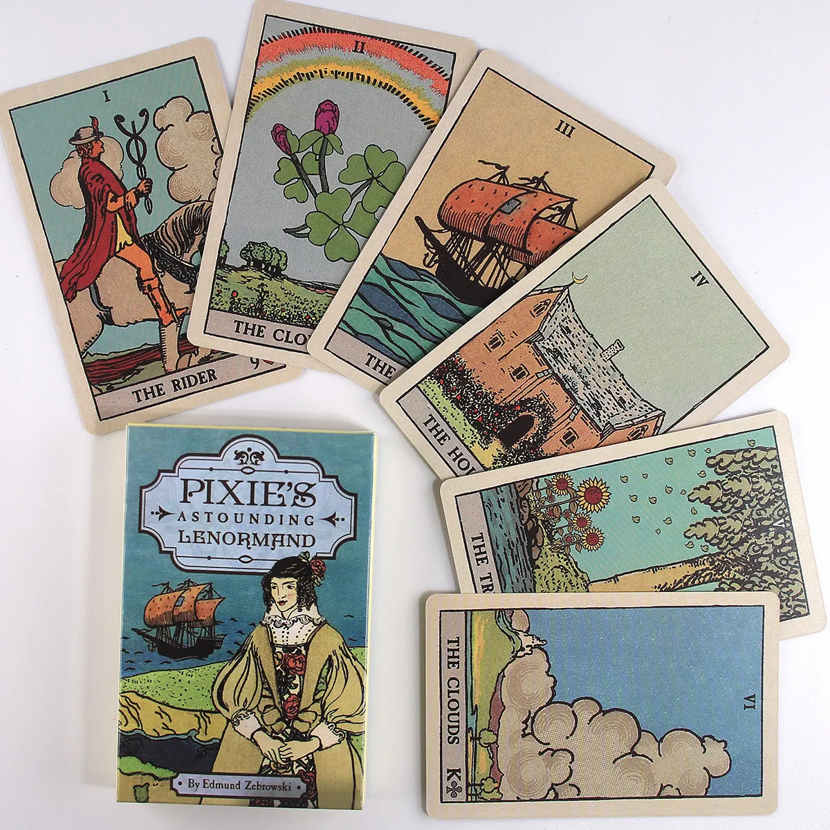 PixieS Étonnant jeu de cartes de tarot Lenormand créé avec amour à partir  des jeux Waite Love Oracles Divination Jouet unique