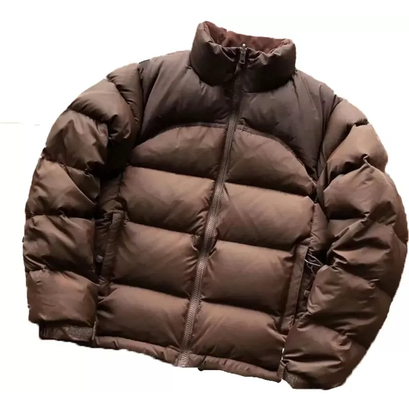 Femmes Brown Puffer Veste Parkas Down Vestes Hommes Styliste Lettre Noir Coupe-Vent Célèbre Marque Couple Survêtement pour Femme Courte