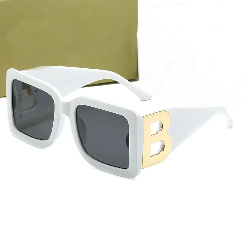 B Motif Square Frame Sunglasses B Brand Womens Vintage Square Sunglasses UV400 Protection  main image 2