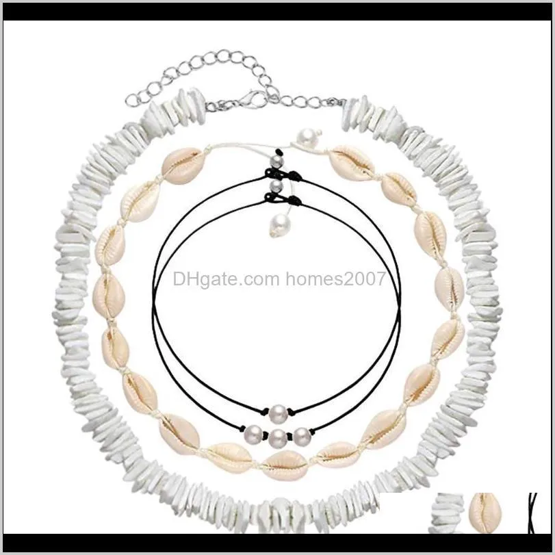 shell pearl choker necklace for women hawaiian seashell pearls choker necklace statement pearls necklaces pendants new