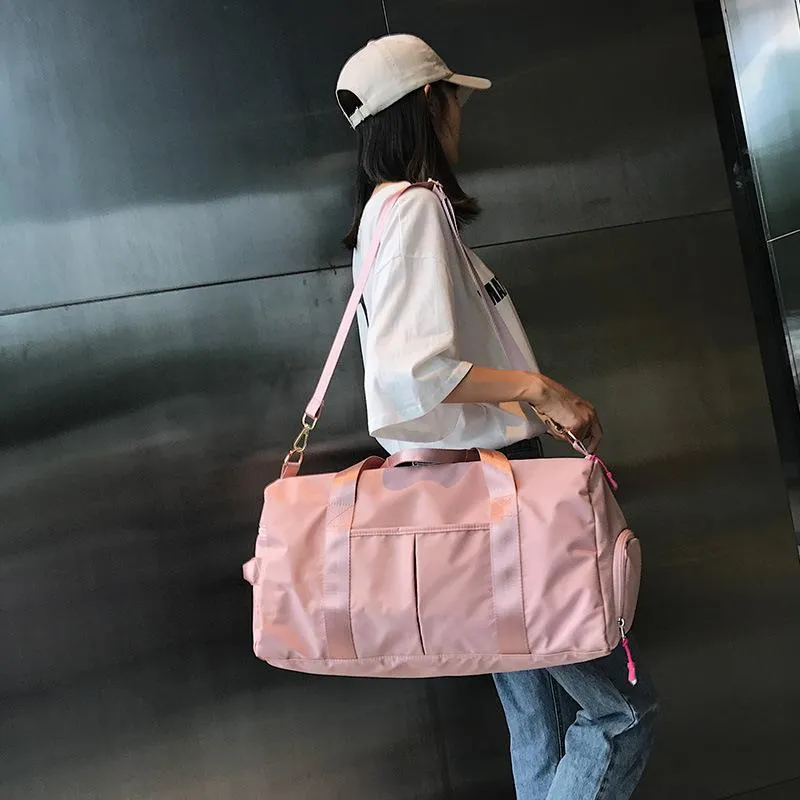 期間特別割引品 トラベルバッグドライウェット分離スポーツファッショントレンド大容量の女性のジムダッフルバッグ 新商品 Acelerando Com Ec