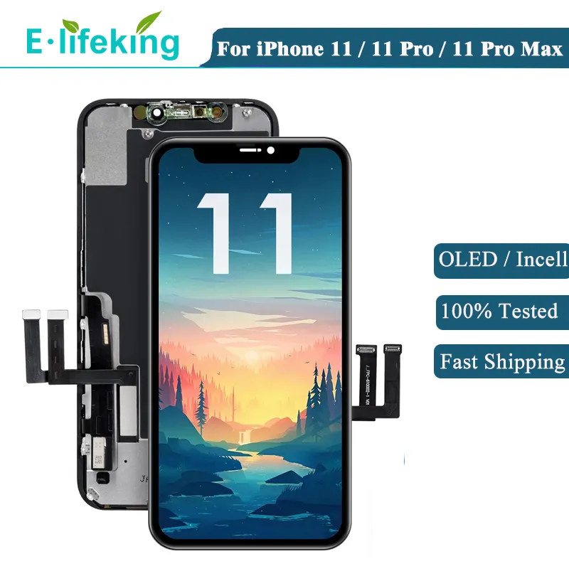 Suministro Al Por Mayor Pantalla OLED Para IPhone 11 Pro 11Pro Max Pantalla  LCD Panel Táctil Asamblea Digitalizador Reemplazo Original Alta Calidad X11  OEM 100% Probado Sin Píxeles Muertos De Elifeking, 56,56 €