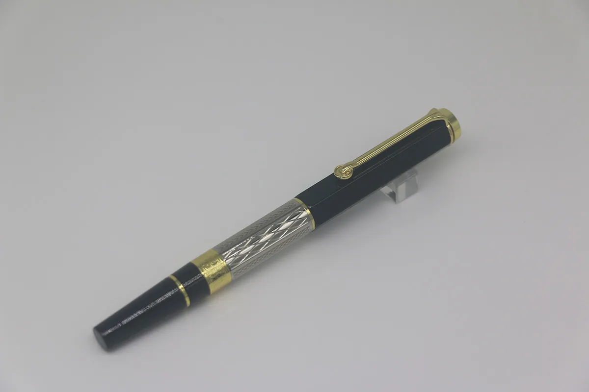 Luxury William Shakespeare 6 style color Roller Pen up black down silver and gold silver trim with Serial Number office school sup303c