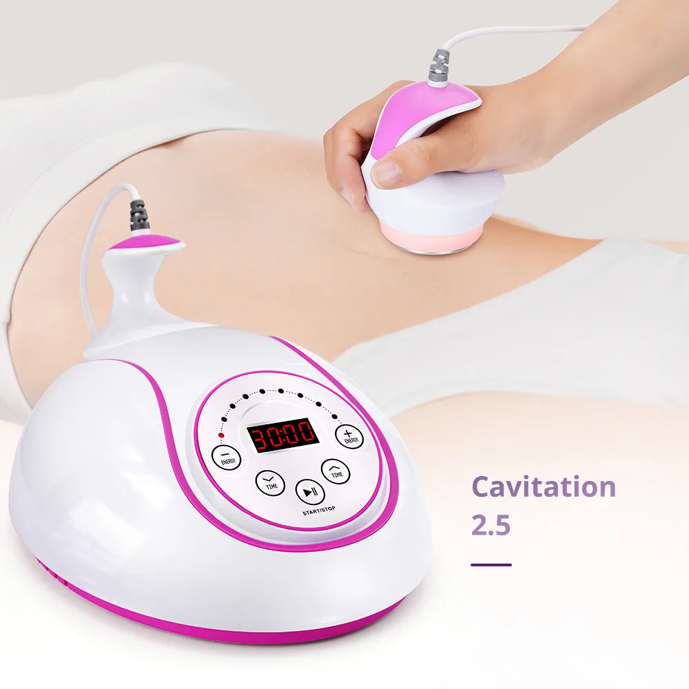 Ultrasonic 60K cavitação 2.5 máquina de emagrecimento corporal dispositivo massageador de celulite para barriga cintura braço perna