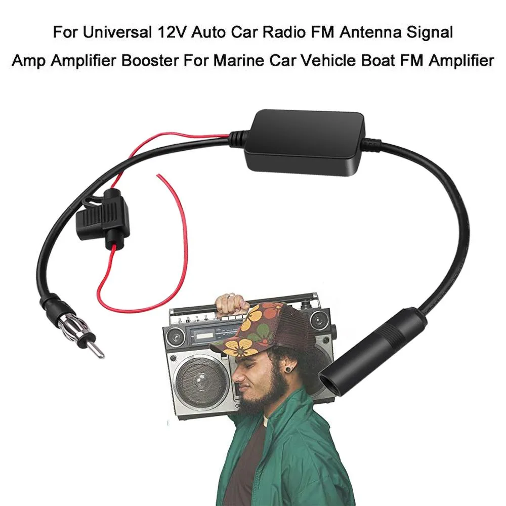 YIEHO Autoantenne mit Verstärker AM/FM DAB Antenne Auto