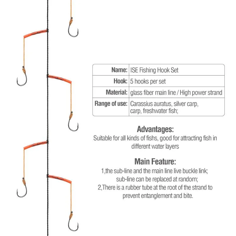Stainless Steel String Fish Hooks Online Set Of 3/5/10 With Single Hook And  5 Small Swivel Hook Combination Tackle Fishhooks2205 From Acd987, $21.97