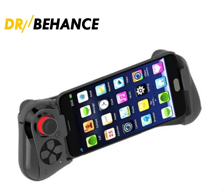 Ultimo Gamepad-058 Gamepad Bluetooth Game Gaming Joystick Controller Otturatore Telecomando per IOS Andriod Smart Phone TV BOX tablet pc