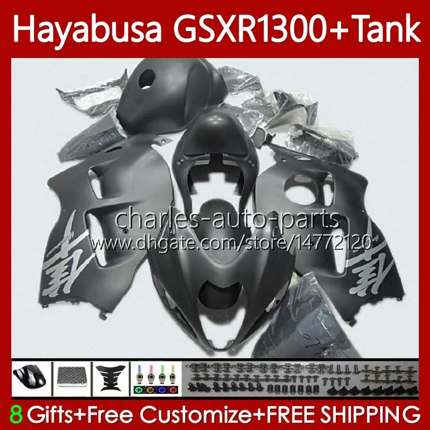 Suzuki Hayabusa GSXR-1300 GSXR 1300 CC GSXR1300 Mat Siyah 96 97 98 99 00 01 74No.81 GSX-R1300 1300CC 2002 2003 2004 2005 2006 2007 GSX R1300 96-07 Karoser