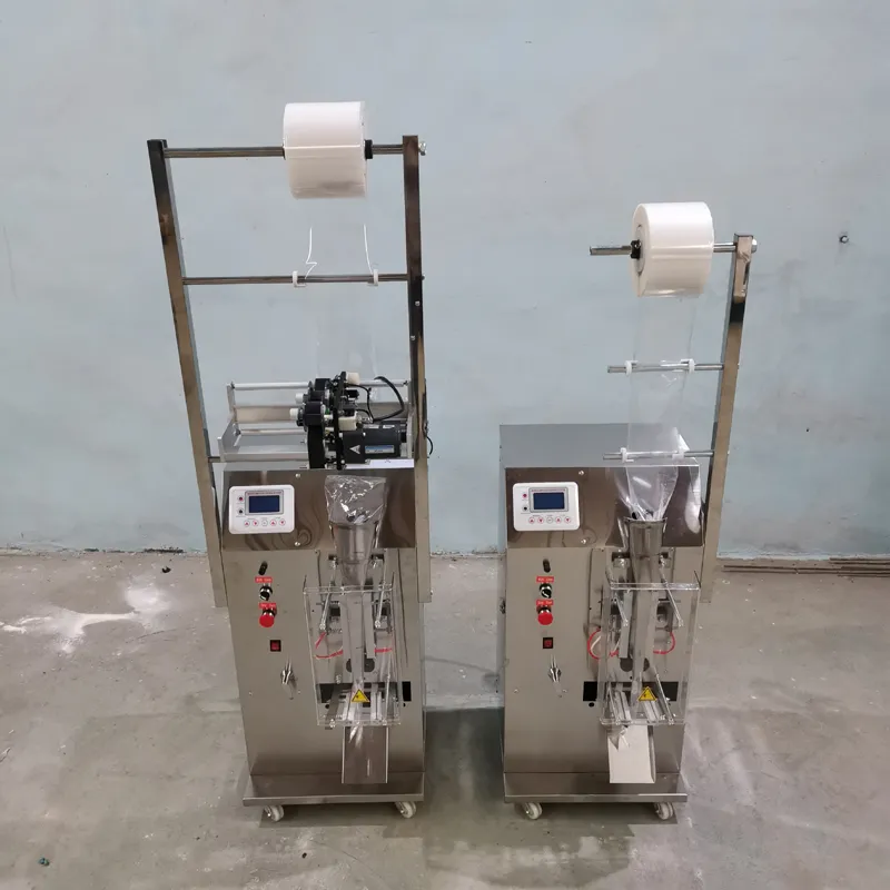Easy Operation Flytande Förpackningsmaskin Vertikal Fyllningsform Försegling Sachet Automatisk Mätningsförpackningsmaskin