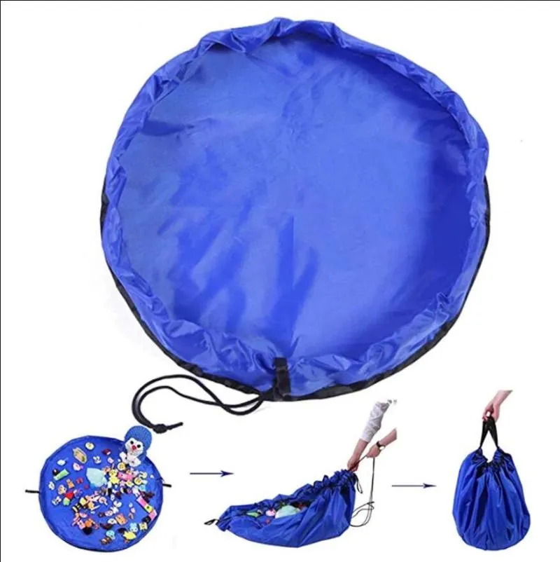 Sacs de rangement Portable Sac rapide Jouets pour enfants Jeu Jouet Faisceau Brique Poche Grand Organisateur étanche pratique