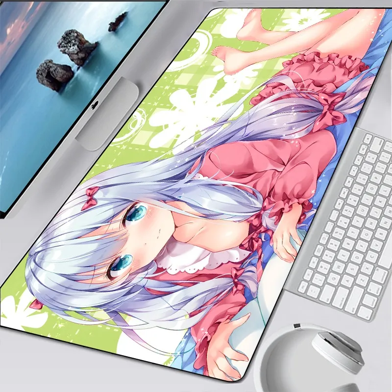 Kawaii Gaming Mouse Pad Gamer Izumi Mouse Pad Anime Cool Новый Офис Ноутбука Настольный Стол Коврик Очаровательны Padmouse Игры PC Gamer Mats Подарок