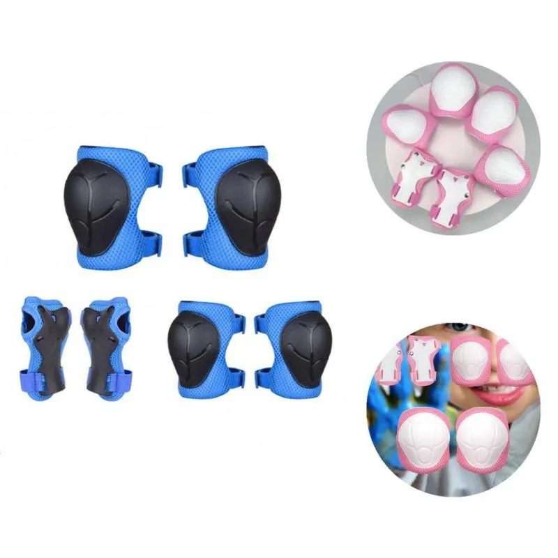 Cycling Helmets Durable Practical Kids Outdoor Sport Elbow Wrist Knee Pads For