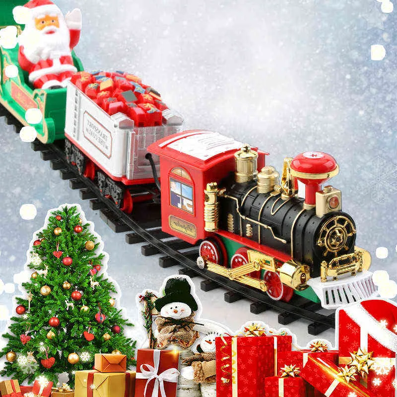 Electric Christmas Rail Car With That Sounds Good And Light Perfect Tree Decoration And Gift For Christmas H1112 From Liancheng09 35.28 DHgate.Com