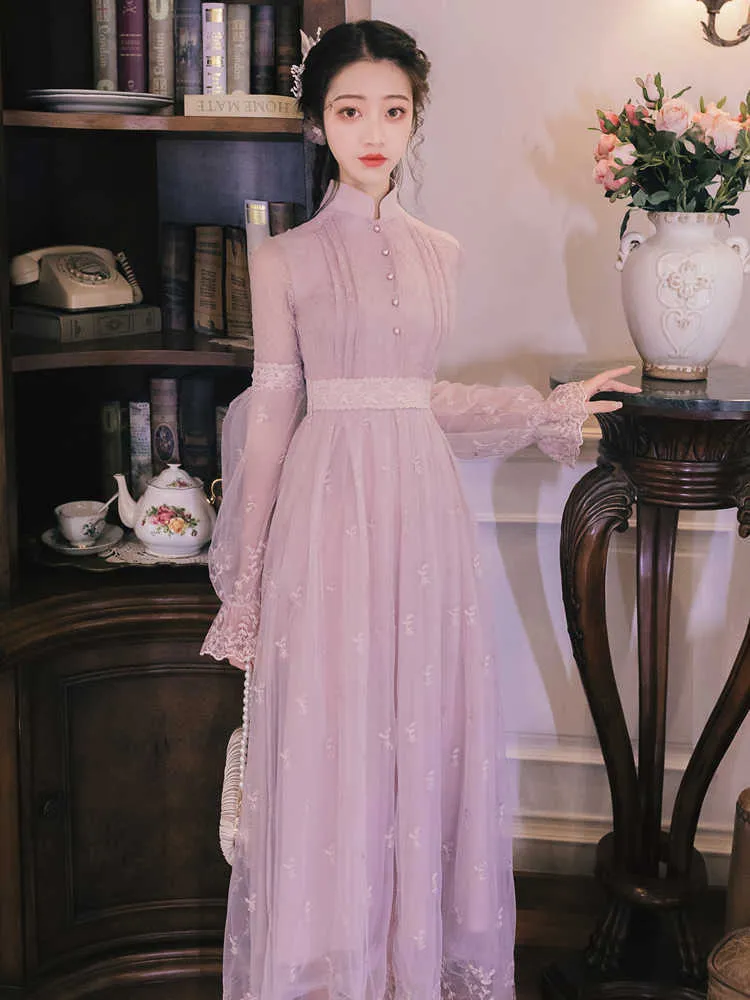 royal purple lace dress Luxury Purple Lace Couture Gown: Beaded Corset, Handmade Evening Dress