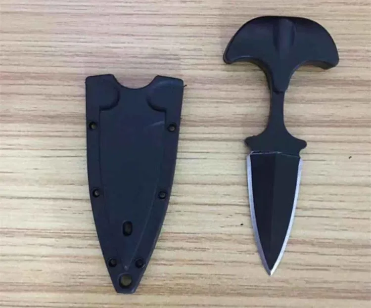 Mini couteau droit urbain en acier froid, Promotion, couteaux d'extérieur portables, manche en plastique, outil EDC 100