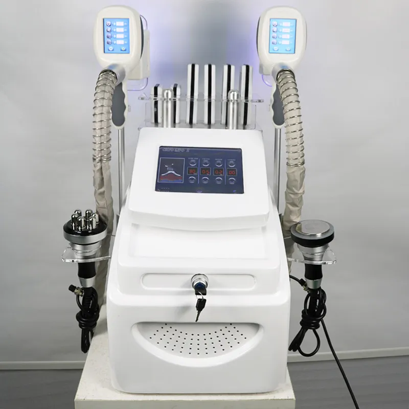 Cryolipolysis Fat Freezing Cryo portatile Macchina dimagrante Vuoto Riduzione del grasso Crioterapia Congelamento Cavitazione RF Lipolaser Lipo Laser Attrezzatura per la perdita di peso