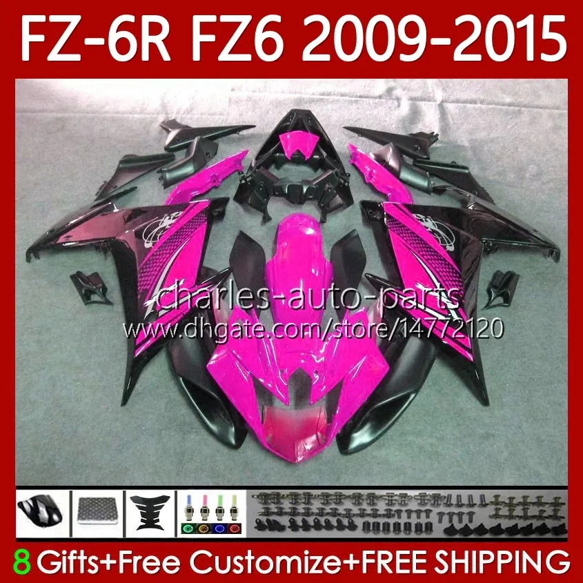 Corpo de Moto para Yamaha FZ6 FZ 6 R N 600 6R 6N FZ-6N 09-15 Bodywork 103No.186 FZ600 FZ6R FZ-6R 09 10 11 12 13 14 15 FZ6N 2009 2010 2012 2012 2014 2015 Faires OEM Lustroso