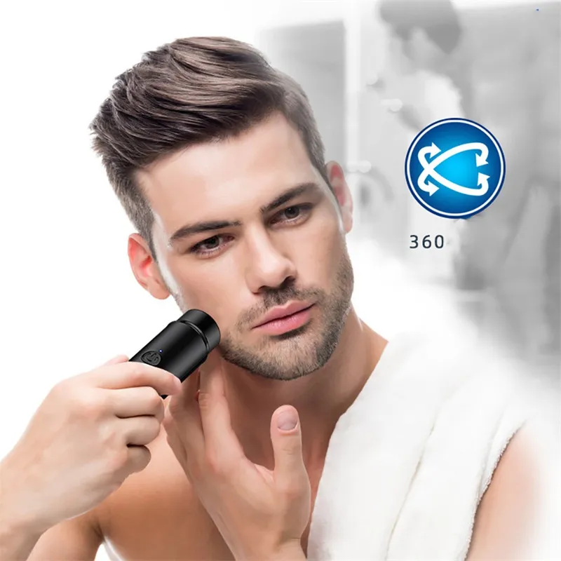 Mini Electric Shaver Men Portable Electric Shaver USB Charging Mens
