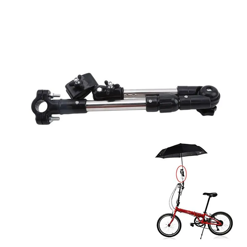 Bil lastbil rack ike paraply hållare baby barnvagn rullstolsstöd stativ vikning parasoll solskydd montering förläng konsol
