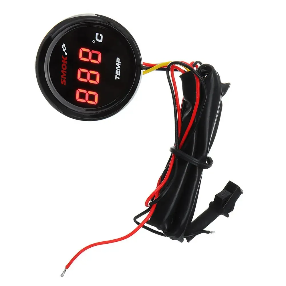 Motorcycles Water Temperature VoltageTime RPM Tachometer Norxi Mini 4 In 1 Led Digital Display Quad Meter - Foto 4