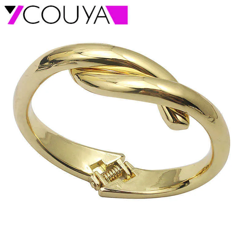 3 Colors Bangles Women Gold/black Colors Wedding Colorful Indian Open Cuff Bracelet Bangle Carter Fashion Alloy Jewelry Q0717