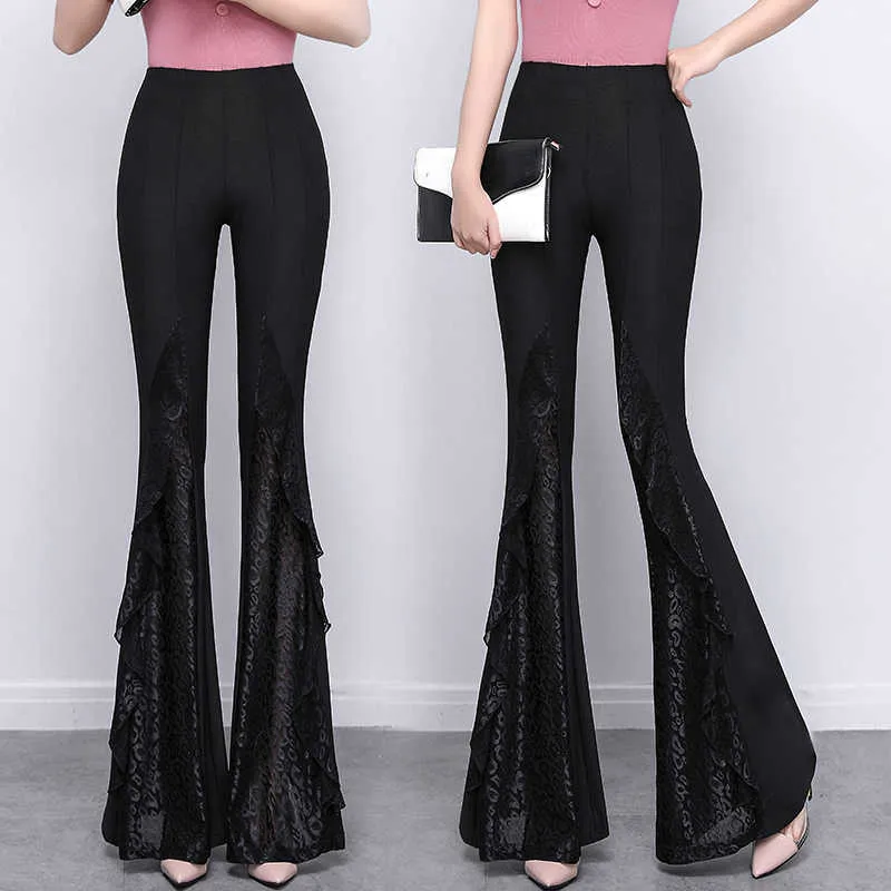 Mermaid flare discount pants plus size