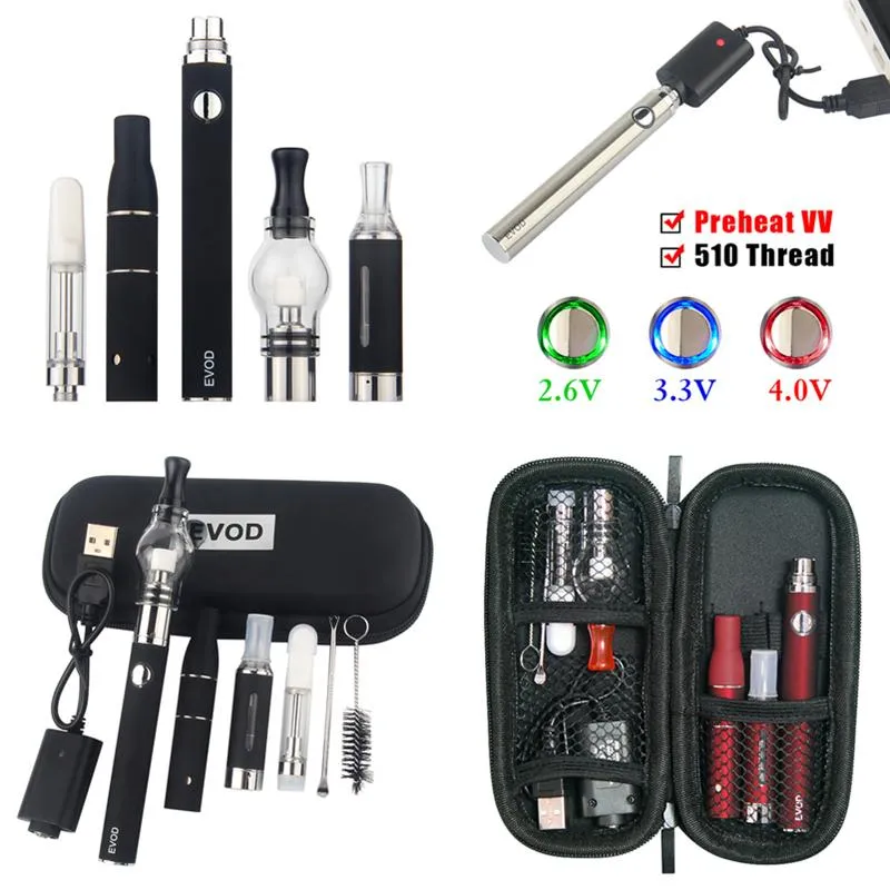 EVOD VV 4in 1 Vaporizer Thick Oil Kit EVOD Variable Voltage Preheat