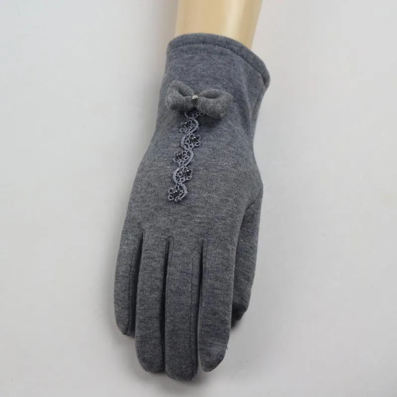 Gants sans doigts 2021 ly Fashion Femmes décontractées Glove chaude poignet doux et écran tactile à doigt complet