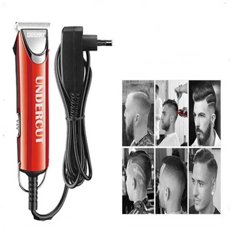 Professional Electric T Blade Barber Detailer Clipper Zero Gapped Hair Trimmer Hairline Style Haircut Machine Headline Cutter Clippers
