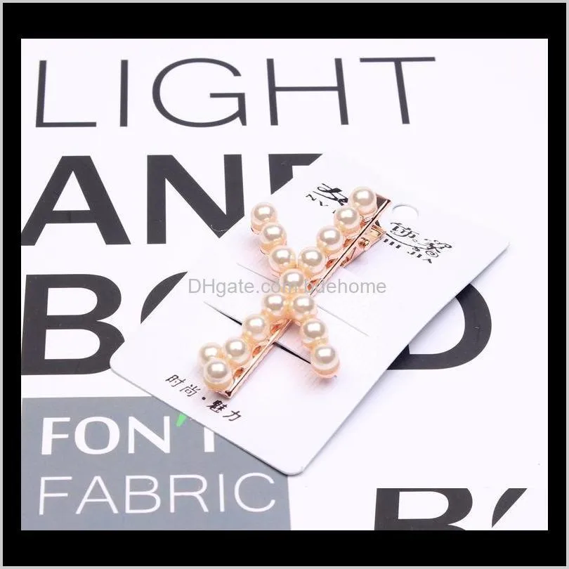 high quality ins faux pearl women hair clip high quality wholesale custom metal hair clips cute hair clips